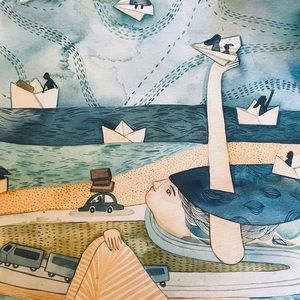 ✈️ Travel Nostalgia Dreamy Art Print 🧳